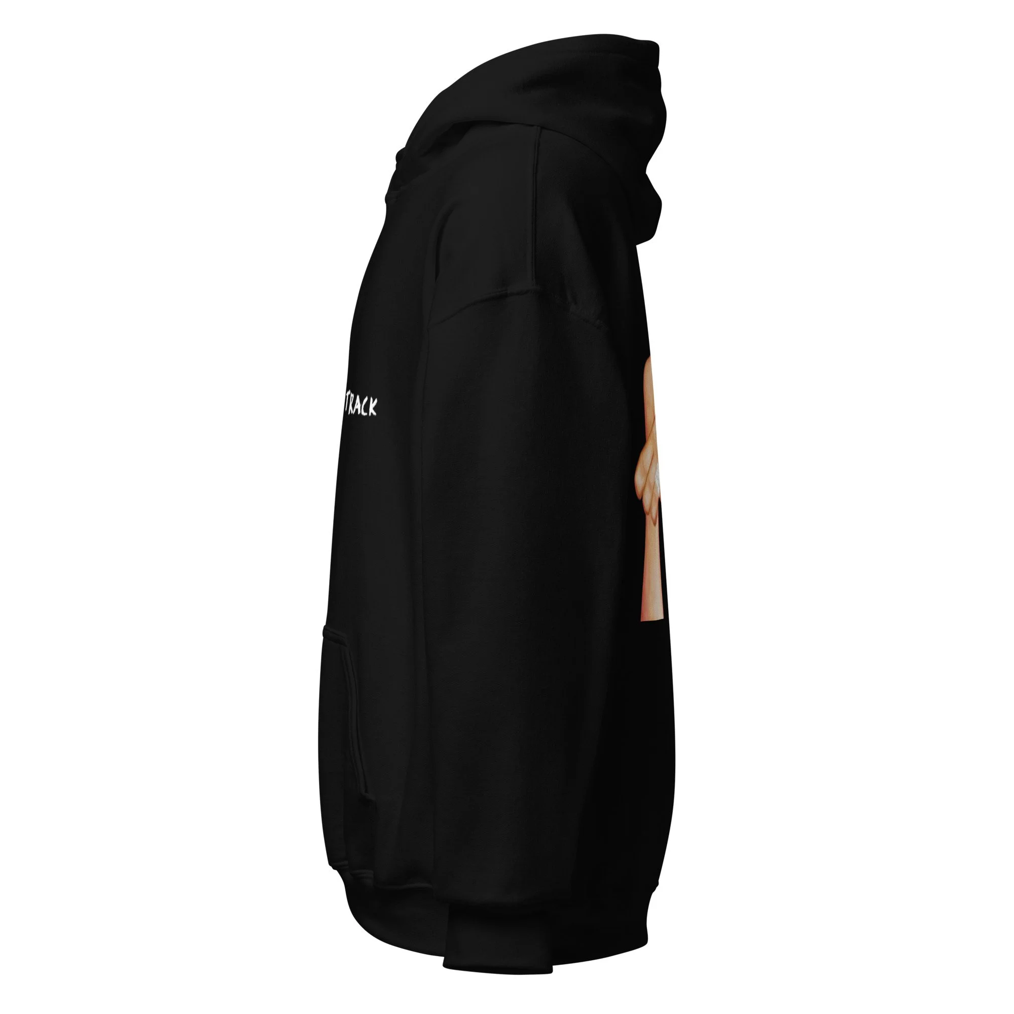 BACK ON TRACK Hoodie (black) - Image 3